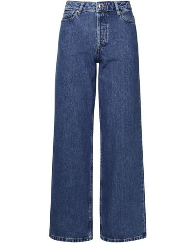 A.P.C. Blue Cotton Jeans