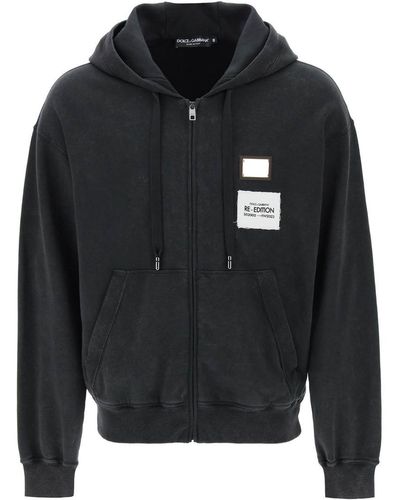 Dolce & Gabbana 're-edition' Hoodie - Black