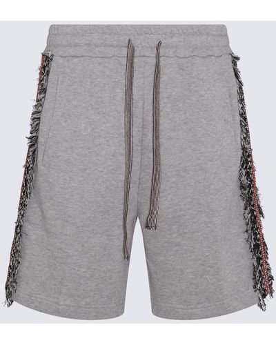 RITOS Gray Cotton Shorts