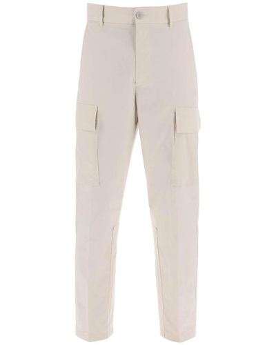 Etro Tapered Leg Cargo Pants With - White