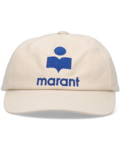 Isabel Marant Logo Baseball Hat - White