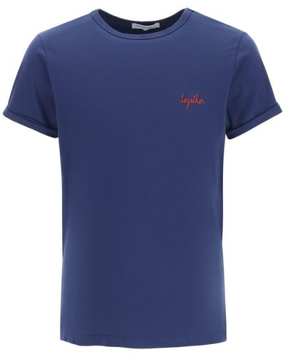 Maison Labiche "together" Villiers T-shirt - Blue