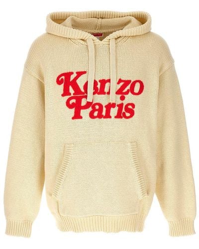 KENZO ' By Verdy' Hooded Sweater - White