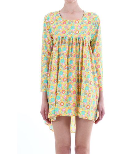 Jeremy Scott Yellow Floral Dress