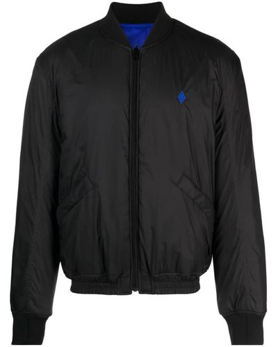 Marcelo Burlon County Of Milan Cross Reversible Bomber Jacket Clothing - Black