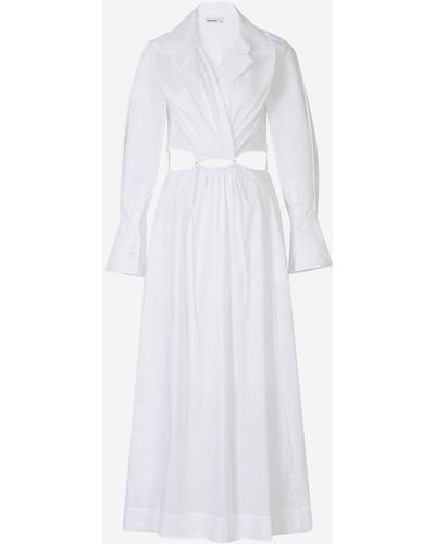 Jonathan Simkhai Midi Shirt Dress - White
