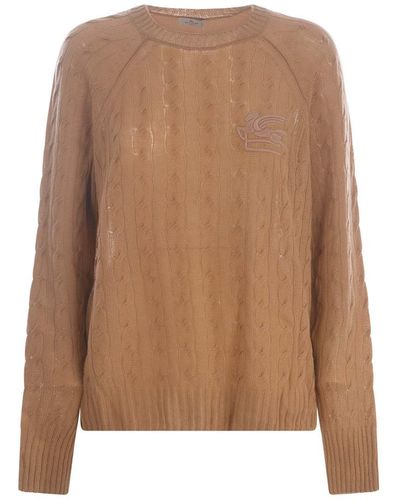 Etro Sweater "pegaso" - Brown