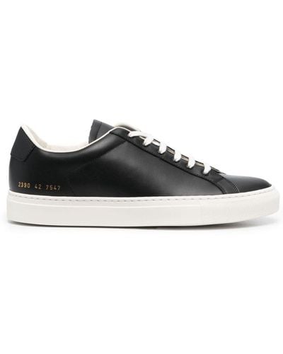 Common Projects Tournament Low Classic Leather Sneakers - Black
