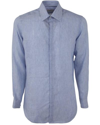 Tintoria Mattei 954 Classic Shirt Clothing - Blue