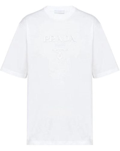 Prada T-Shirts & Tops - White