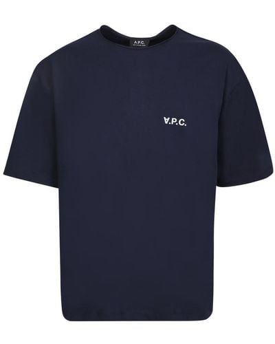 A.P.C. T-shirts - Blue