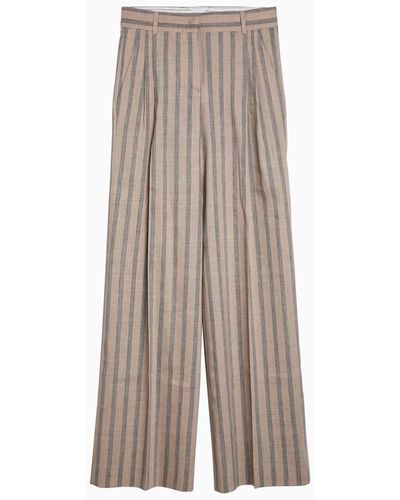 Quelledue Striped And Pants - Natural