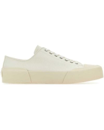 Jil Sander Classic Canvas Sneakers - White