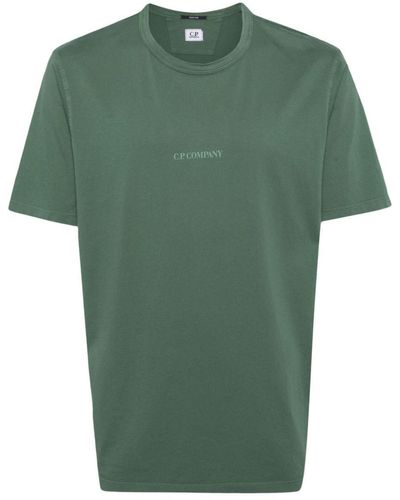 C.P. Company T-Shirt With Logo - Green