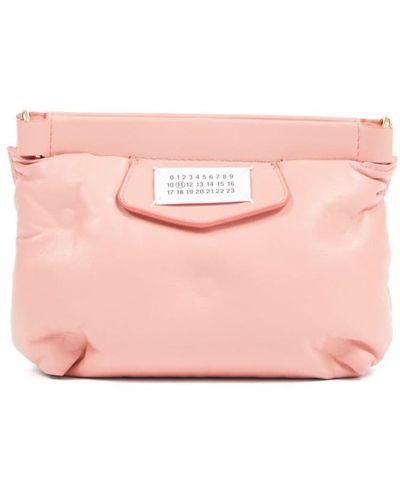 Maison Margiela Glam Slam Leather Messenger Bag - Pink