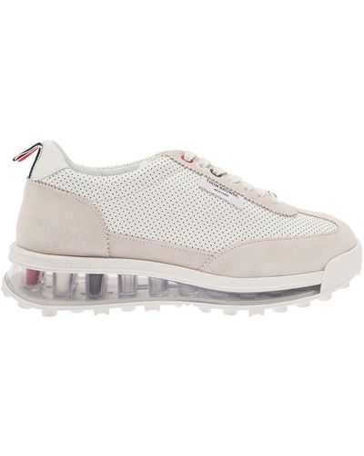 Thom Browne Low Top Tech Trainers - White