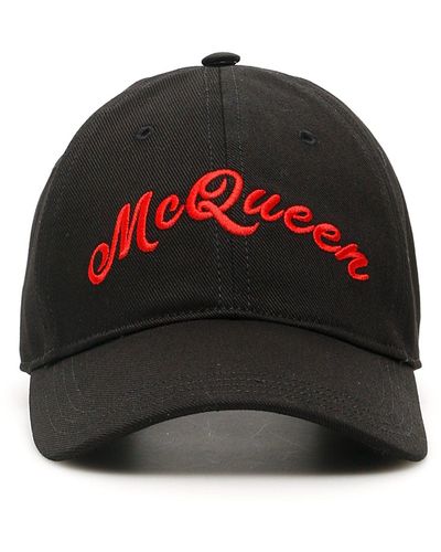Alexander McQueen Logo Baseball Cap - Red