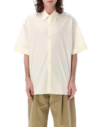 Studio Nicholson Sorono Short Sleeves Shirt - White