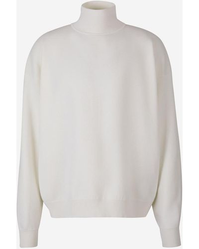 Fear Of God Knitted Wool Sweater - White