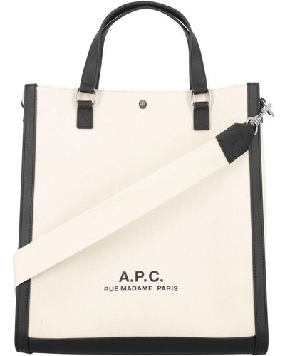 A.P.C. Camille 2.0 Tote Bag - Natural