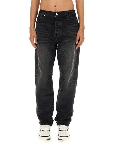 Amiri Straight Fit Stack Jeans - Black