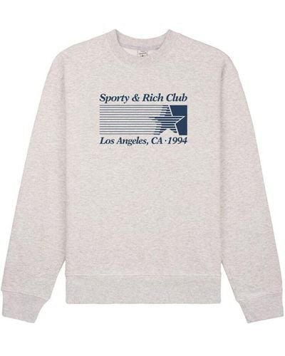 Sporty & Rich Jumpers - White