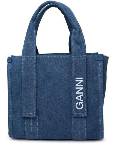 Ganni Light Denim Bag - Blue