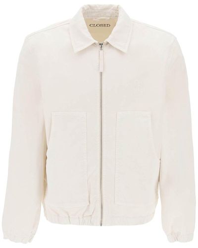 Closed Cotton Blouson Jacket - White