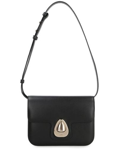 A.P.C. Astra Leather Small Bag - Black