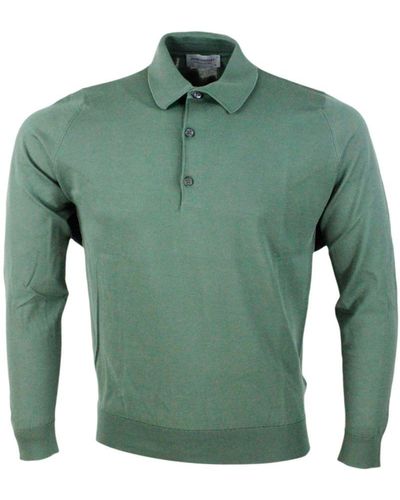 John Smedley T-shirts And Polos - Green