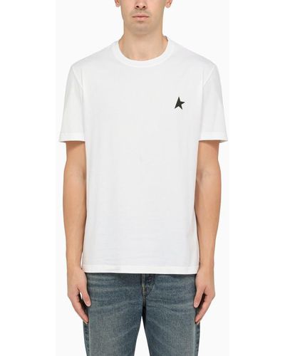 Golden Goose Deluxe Brand White T Shirt Star Collection