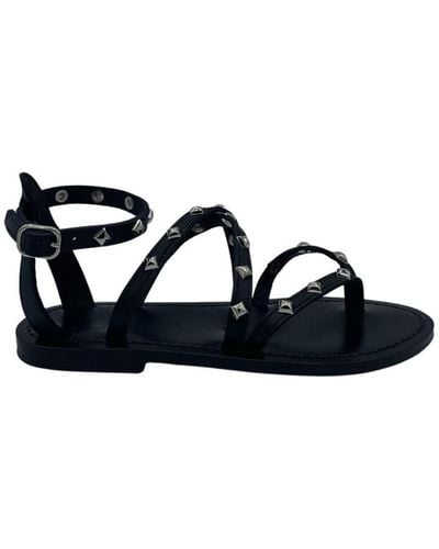 K. Jacques St.tropez Sandals Shoes - Black