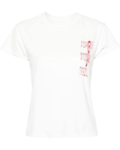 MM6 by Maison Martin Margiela Characteristic Numbers T-Shirt - White