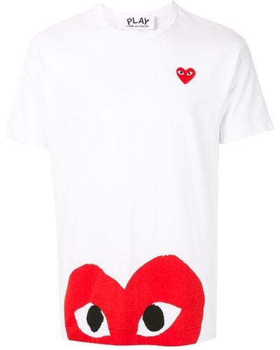 COMME DES GARÇONS PLAY Edge Heart T-Shirt - Red