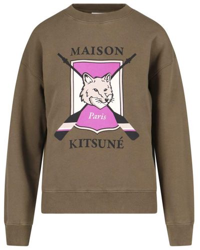 Maison Kitsuné Maison Kitsune' Sweaters - Brown