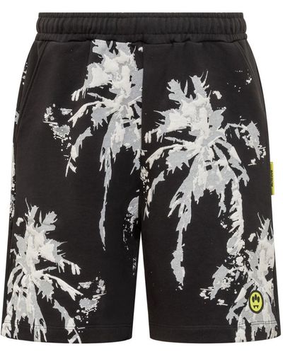 Barrow 3D Palm Shorts - Black