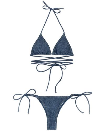 ROTATE BIRGER CHRISTENSEN Birger Christensen X Reina Olga Bikini Set - Blue