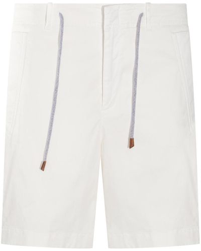 Eleventy White Cotton Shorts