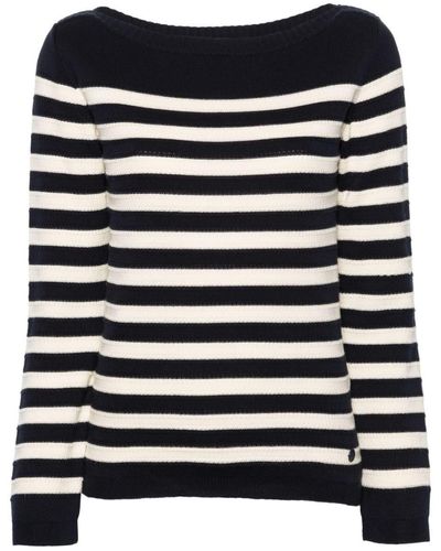 Woolrich Striped Cotton Sweater - Blue