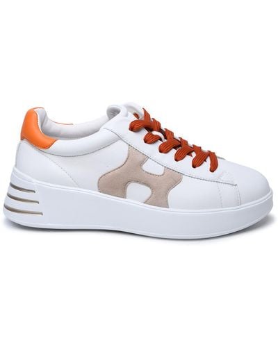 Hogan Leather Sneakers - White