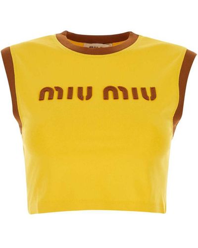 Miu Miu Shirts - Yellow