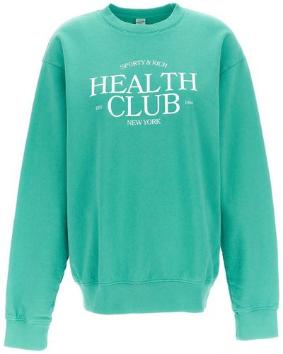 Sporty & Rich Health Club Sweatshirt - Green