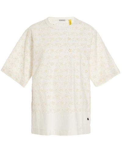 Moncler Genius Broderie Anglaise T-Shirt - White