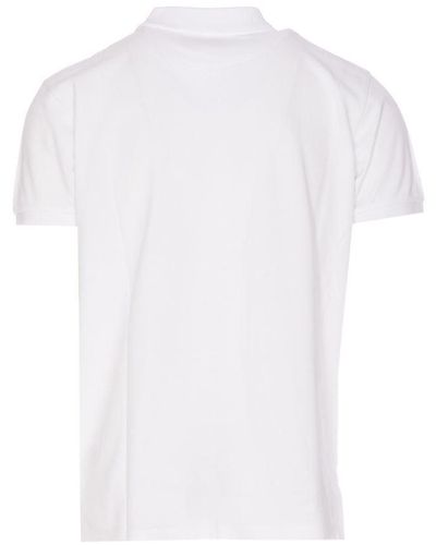 Vivienne Westwood White Cotton Orb Polo Shirt