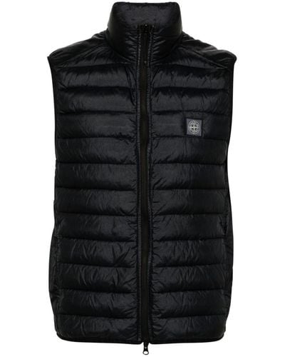 Stone Island Quilted Vest 100 Gr - Black
