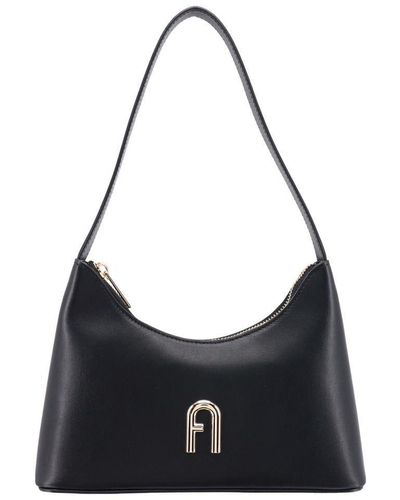 Furla Diamante - Mini Olympic Shoulder Bag - Black