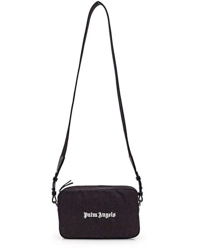 Palm Angels Camera Bag With Logo - White