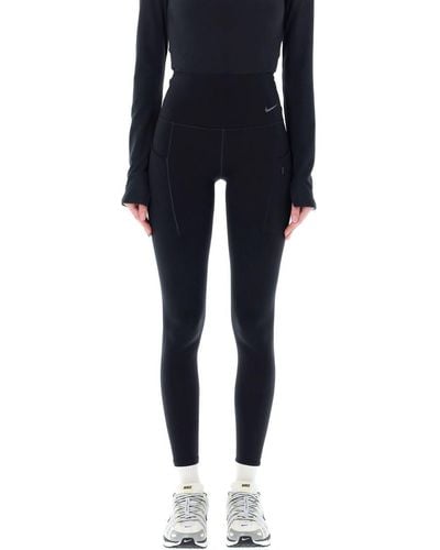 Nike Women's Leggings Tight Fit Black Varsity Size X-small Retail $45 NWT