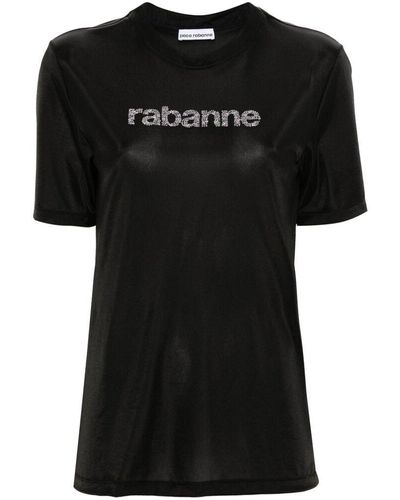 Rabanne T-Shirts - Black