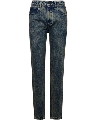 Ferrari Blue Cotton Jeans